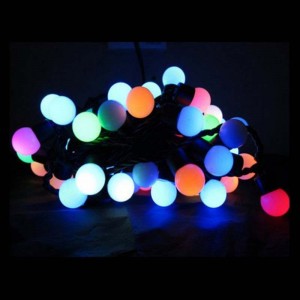 أضواء LED سلسلة الكرة لون عيد الميلاد الكرة سلسلة أضواء الأنوار الديكور